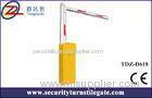 Yellow folding access vehicle barrier gate , 90 degree Boom Barrier with remote controller
