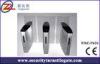 Pedestrian Security Turnstiles flap barrier gate for airport passenger terminal