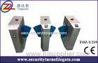 High Speed Turnstile Entry Systems flap barrier gate with card collector