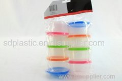 8 Pack Multi-Colored Mini Storage Containers