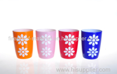 sunflower tooth cup PS plastic double thickness