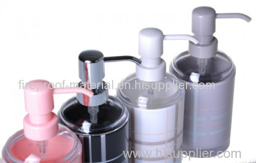 british style double thickness plastic lotion pump bottle