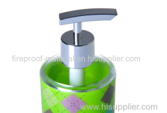 double thickness PS plastic lotion pump bottle