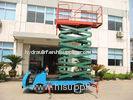 Automatically telescopic truck mounted scissor lift with auxiliary platform lowering