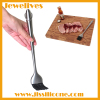 Stainless steel handled with silicone brush