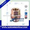 Colorful Zinc Finished Open - End Auto Wheel Nuts Heat Treatment M12