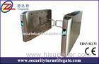 Turn Stiles security swing barrier Gate with RS485 / TCP / IP interfaces , Emergency function