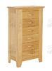 Large Solid Wood Bedroom Furniture Oak Six Drawer Storage Chest