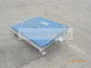 Wire mesh warehouse storage cages with plastic panels