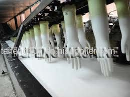 Industrial gloves production line