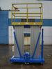 300Kg aerial working platform , pulling device electrical telescopic boom lift