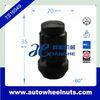 Black Cataphoresis Length 35 mm Spline Wheel Lug Nuts For Car M12(1.25 , 1.50 , 1.75)