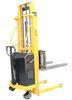 1.5t Loading Semi Electric Stacker , Drum Stacker DC 12V 120Ah