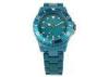 Blue Stainless Steel Male Analog Gents Quartz Wrist Watches Time Display
