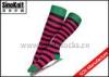 Girls Knee High Stripes Cotton Women Fashion Socks Anti-Bacterial and Quick Dry