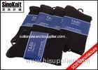 Black Compression Diabetic Functional Socks With Comfortable Touch , Man Socks