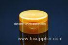 yellow smooth screw cosmetic cap for Eco Friendly Cosmetic Packaging
