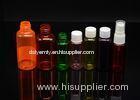 Colorful transparent Plastic Cosmetic Bottles / Airless Cosmetic Containers
