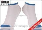 White Breathable Mesh 100% Cotton Ankle Socks Fresh And Cool Invisible Boat Socks