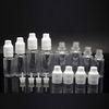 Customized White PET E Liquid bottles / 15 ml plastic dropper bottles