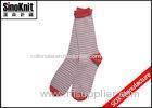 Stripe Crew Fancy Happy Life Colorful Funky Socks , Wholesale Knitted Cotton Men Socks