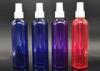 Eco Friendly Blue , Purple , Red cylindrical fine mist spray bottle for perfume