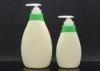 Eco Friendly Green squeezable pump bottles for lotion , shower gel