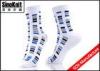 Soft and Breathable Plain Cotton Mens Casual Socks / Man Leisure Socks With Custom Logo