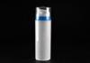 White cream Airless Cosmetic Bottles / lotion pump bottles 30ml 75ml