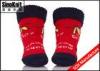Soft Tube Red Infant Socks Warm Newborn Baby Socks with Organic Cotton