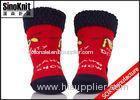 Soft Tube Red Infant Socks Warm Newborn Baby Socks with Organic Cotton