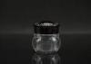 8g High End Small Lotion Containers Clear Pet Jars with Screw cap