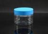 4oz cosmetic clear PET jars with blue lid