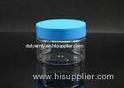 4oz cosmetic clear PET jars with blue lid