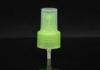 Customized Green Plastic Fine Mist Sprayers 24mm neck cosmetic sprayer