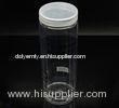 OEM 800ml cylinder Clear Pet Jars small plastic bottles for Personal care