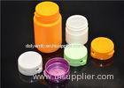 PE Plastic Medicine Bottles Capsule / Pill Pharmaceutical Containers With Lids