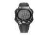 Black PU Waterproof Sport Watch For Man , Gents Chronograph Watch