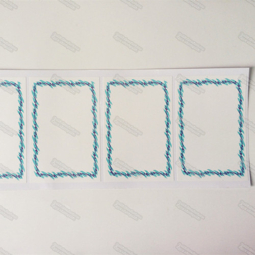 UV proof ink Writable Eggshell Sticker Destructive Vinyl Irremovable Label 
