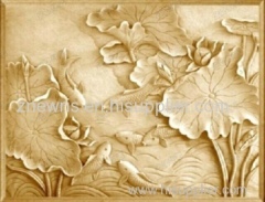 FRP/GFRP imitation sandstone relief sculpture