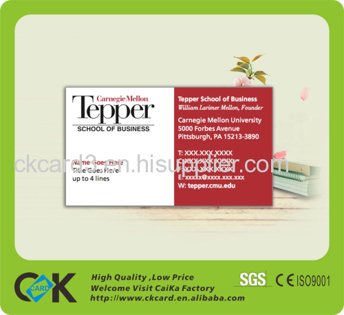 top quality business card from China supplier