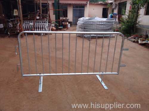 Removable Flat Feet Metal Road Barrier