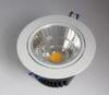 Pure White 4000K 680lm Outdoor Recessed LED Downlight COB 10Watt AC 265V