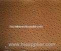 Coffee Printing Faux Ostrich Leather Fabric For Handbags With EN71 - 3