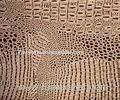 Stereo Pink Faux Alligator Leather Fabric For Casual Bags ROHS Approved