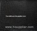 Printing Black Alligator Leather Fabric For Handbags ASTM F963-96A Standard