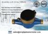 Horizontal Type Cold Brass Water Meter With ISO 4064 Class B , Multi Jet