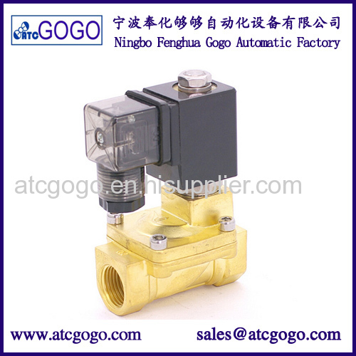 Pilot diaphragm 2 way solenoid valve for water