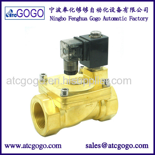 Pilot diaphragm 2 way solenoid valve for water