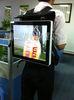 17 Inch Movable 3g Network LCD Backpack Advertising Display Screen